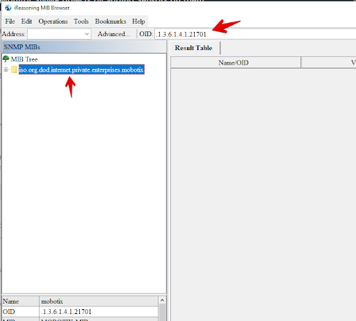How to find OID for SNMP using a MIB browser