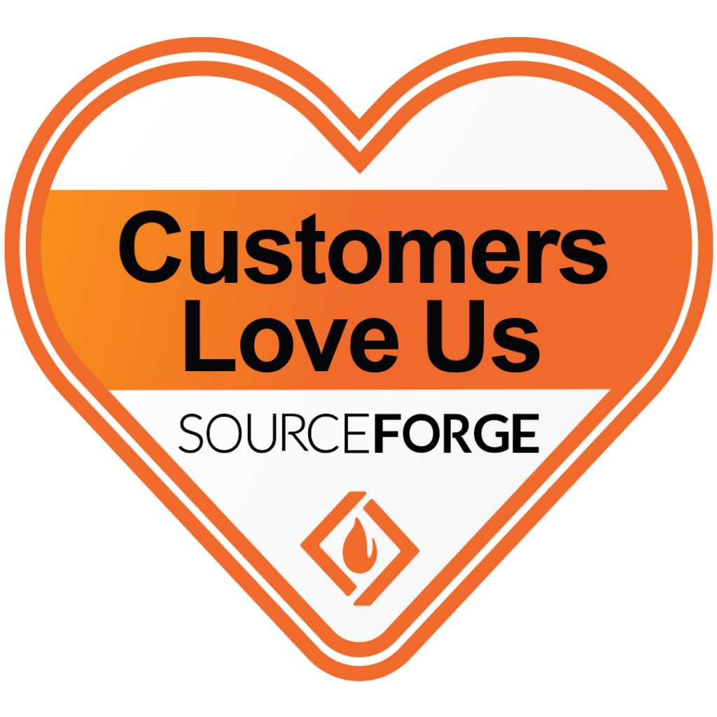 Customers Love us Sourceforge Badge