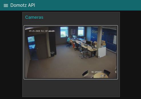 Node Red Dashboard example custom security camera footage Onvif