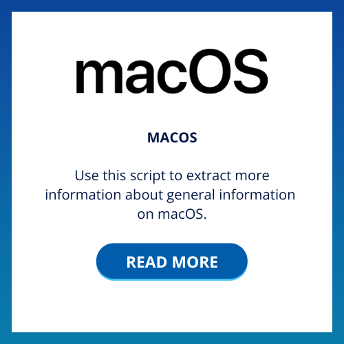 Domotz July newsletter - macOS scripts