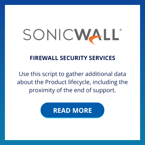 Domotz July newsletter - SonicWall Scripts
