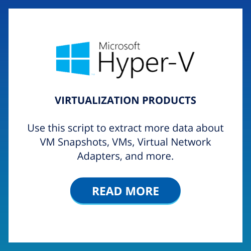 Domotz July newsletter -  Hyper-V scripts