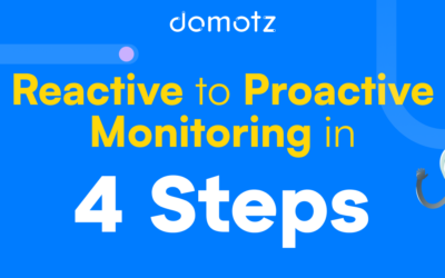 Infographic: Reactive to Proactive Monitoring in 4 Steps for MSPs